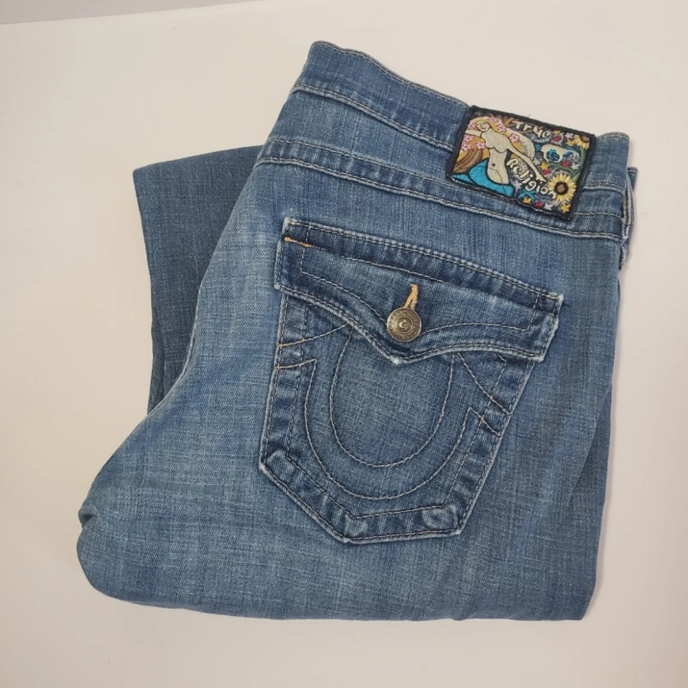 TRUE RELIGION LADY GODIVA CAMERON JEANS WOMEN'S sz 32